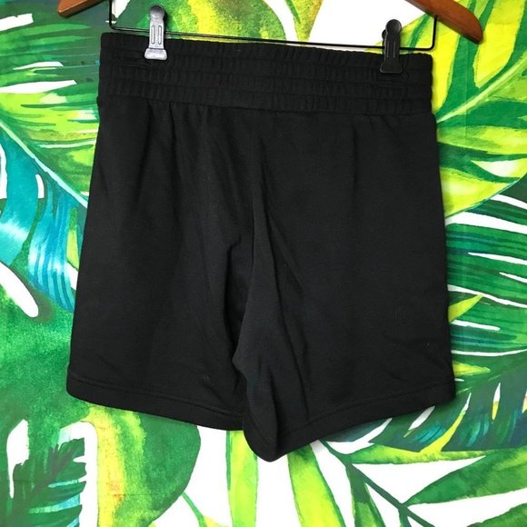 NWT $30 Adidas XS Zoe Saldana Black Pink Purple Relaxed Fit Workout Sweat Shorts - Picture 4 of 5